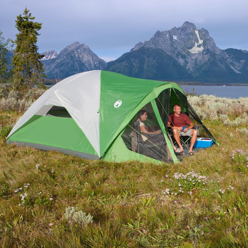 Coleman 8-Person Evanston Dome Camping Tent with Screen Room