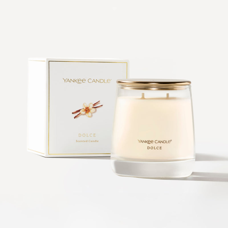 Yankee Candle Premium Medium Scented Jar Candle with up to 60 Hour Burn Time, Dolce, 12 OZ