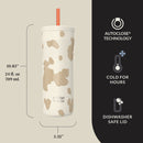 Contigo Streeterville 2.0 Stainless Steel Tumbler with Straw, Oatmilk, 24 OZ