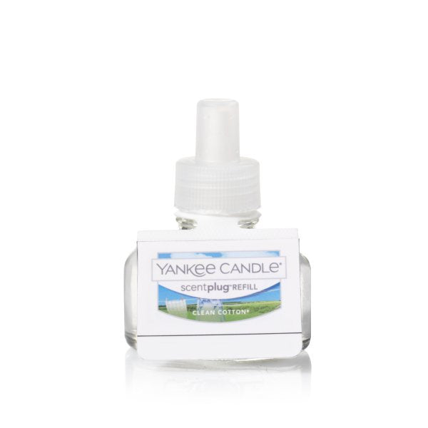 Yankee Candle Scent Plug Refill, Clean Cotton (Pack of 4)