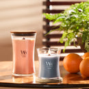 WoodWick Medium Hourglass Scented Candle, Crackles as it Burns, Terra Haze, 9.7oz