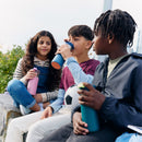 Contigo Kids DualSip Compact Leakproof Insulated Water Bottle with 2-Way Lid, Sparkgleam, 16 Ounce