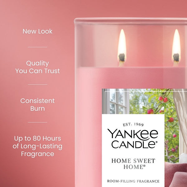 Yankee Candle Large Tumbler Scented Candle, Home Sweet Home, 20 oz