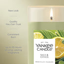 Yankee Candle Medium Pillar Scented Candle, Sage & CItrus, 14.25 oz, 2-Pack
