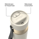 Contigo AutoSeal Vacuum-Insulated Stainless Steel Travel Mug, Oatmilk Champagne, 24 Ounce