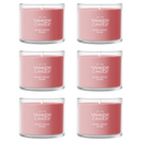 Yankee Candle Signature Votive Mini Candle Jar, Home Sweet Home, Natural Soy Wax Blend Candle with Natural Fiber Wick, 1.3 OZ Glass Jar (Pack of 6)