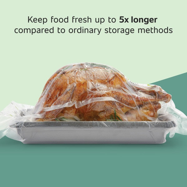 FoodSaver 11" x 16' Expandable Vacuum Seal Rolls, Pack of 2