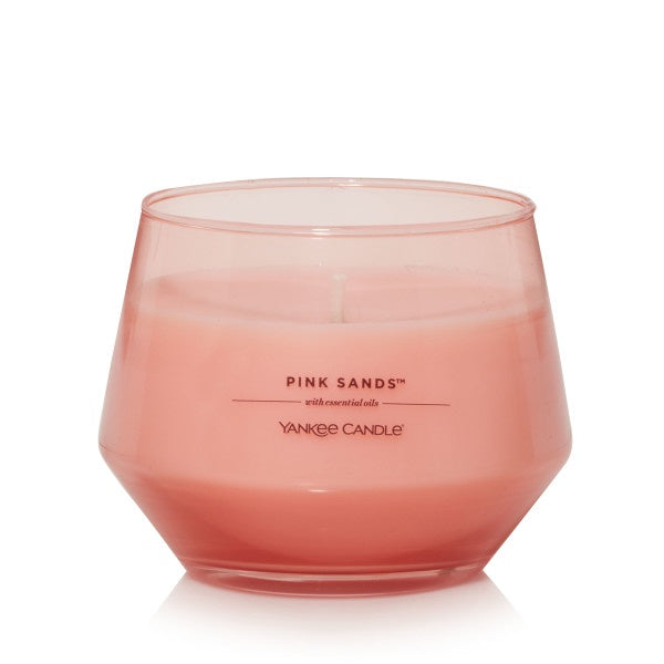 Yankee Candle Studio Candles with Essential Oils, Tides & Twilight Variety Pack, Pink Sands, Midsummer's Night, and Ocean's Air, 10 Ounce (Pack of 3)