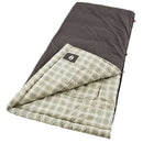 Coleman Heritage Big & Tall 10°F Flannel Sleeping Bag, XL Sleeping Bag Fits Adults up to 6ft 7in, Machine Washable, Great for Camping, Hunting, Guests