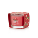 Yankee Candle Signature Votive Mini Candle Jar, Holiday Cheer Scent, Natural Soy Wax Blend Candle with Natural Fiber Wick, 1.3 OZ Glass Jar (Pack of 6)