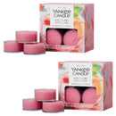 Yankee Candle Scented Tea Light Candles, Iced Berry Lemonade, 0.44 OZ, 12-Count, Pack of 2 (24 Candles Total)