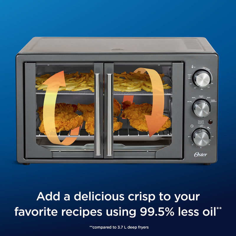 Oster Extra-Large French Door Air Fry Countertop Oven