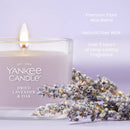 Yankee Candle Signature Votive Mini Candle Jar, Dried Lavender, Natural Soy Wax Blend Candle with Natural Fiber Wick, 1.3 OZ Glass Jar (Pack of 12)