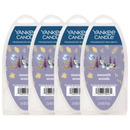 Yankee Candle Moonlit Woods Fragranced Wax Melts, 6 Wax Spheres per Package, Pack of 4 (24 Cubes Total)