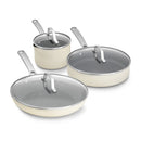 Calphalon Ceramic Nonstick 6 Piece Cookware Set, Flour