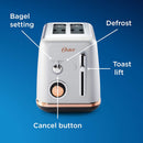 Oster 2 Slice Toaster, Metropolitan Collection with Rose Gold Accents