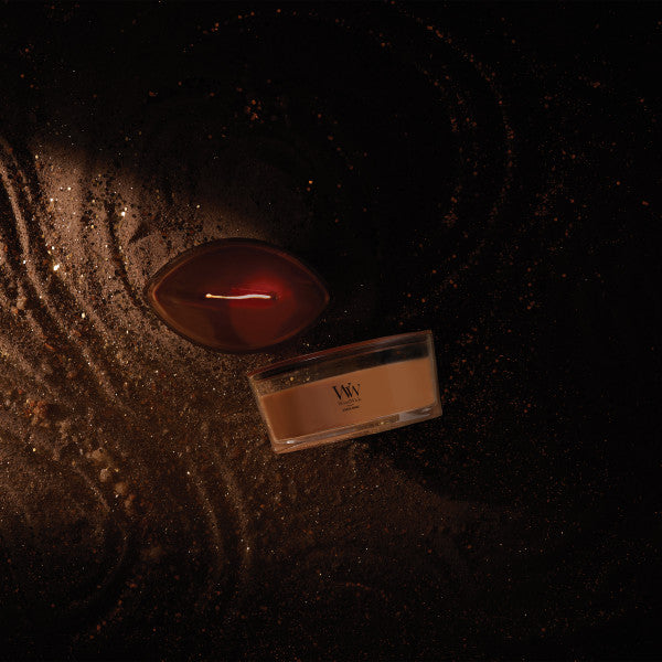 WoodWick Scented Ellipse Candle, Crackles as it Burns, Gilded Sands, 16oz