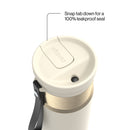 Contigo SnapSeal Vacuum-Insulated Stainless Steel Travel Mug, Oatmilk Champagne, 24 Ounce