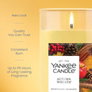 Yankee Candle Medium Pillar Scented Candle, Autumn Wreath, 14.25 oz (2-Pack)
