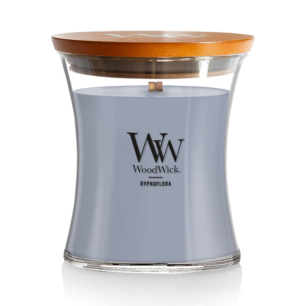 WoodWick Medium Hourglass Scented Candle, Crackles as it Burns, Hypnoflora, 9.7oz