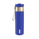 Contigo DualSip Leakproof Insulated Water Bottle with Carry Strap and 2-Way Lid, Wild Indigo Champagne, 24 Ounce