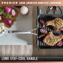 Calphalon Premier Hard-Anodized Nonstick 11-Inch Square Grill Pan