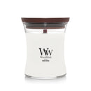 WoodWick Medium Hourglass Scented Candle, Crackles as it Burns, Warm Wool, 9.7oz