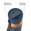 Contigo AutoSeal Vacuum-Insulated Stainless Steel Travel Mug, Abyss Bronze, 24 Ounce