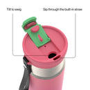 Contigo Kids DualSip Compact Leakproof Insulated Water Bottle with 2-Way Lid, Sparkgleam, 16 Ounce