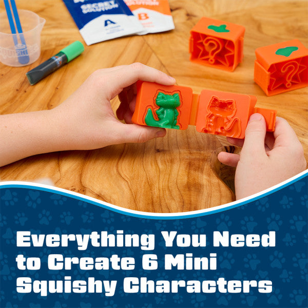 Elmer's DIY Slime & Squishy Toy Bundle: Squishies Minis Zoo Characters & Butter Slime Kit with Glow-in-the-Dark and Glitter Glue – Fun Arts & Crafts for Kids