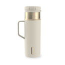 Contigo SnapSeal Vacuum-Insulated Stainless Steel Travel Mug with Handle, Oatmilk Champagne, 20 Ounce