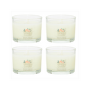 Yankee Candle Signature Votive Mini Candle Jar, White Spruce & Grapefruit Scent, Natural Soy Wax Blend Candle with Natural Fiber Wick, 1.3 OZ Glass Jar (Pack of 4)