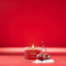 Yankee Candle Signature Votive Mini Candle Jar, Cherries on Snow, Natural Soy Wax Blend Candle with Natural Fiber Wick, 1.3 OZ Glass Jar (Pack of 12)