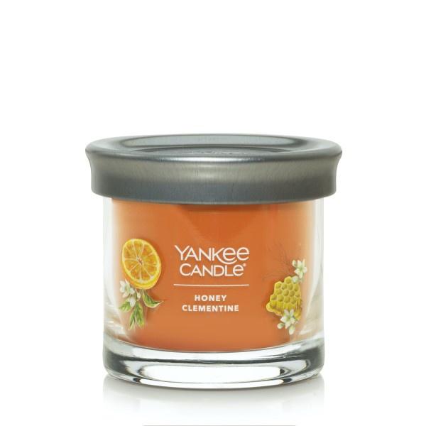 Yankee Candle Small Tumbler Scented Single Wick Jar Candle, Honey Clementine, Over 20 Hours of Burn Time, 4.3 Ounce (Pack of 4)