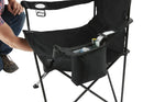 Coleman Camping Chair with Built-In 4-Can Cooler, Black