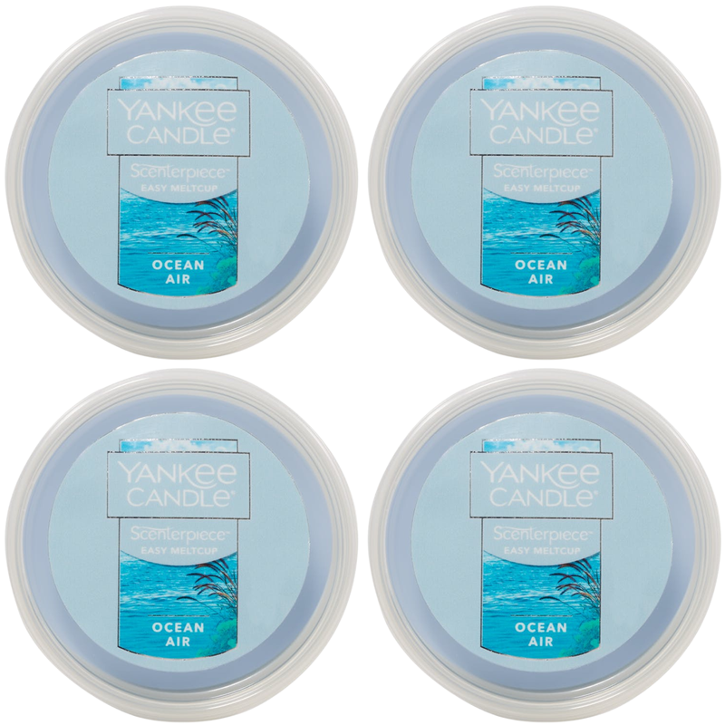 Yankee Candle Ocean Air Scenterpiece Easy MeltCup (Pack of 4)