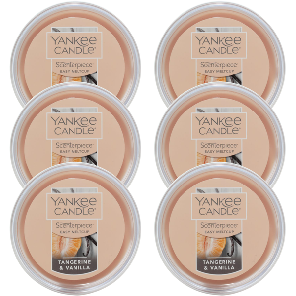 Yankee Candle Tangerine & Vanilla Scenterpiece Easy MeltCup (Pack of 6)