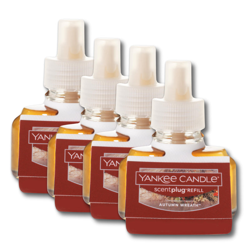 Yankee Candle Scent Plug Refill, Autumn Wreath (Pack of 4)