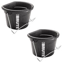 BRUTE 3-in-1 Flat Back Bucket, 5 Gallon, Pack of 2