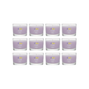 Yankee Candle Signature Votive Mini Candle Jar, Lemon Lavender Scent, Natural Soy Wax Blend Candle with Natural Fiber Wick, 1.3 OZ Glass Jar (Pack of 12)