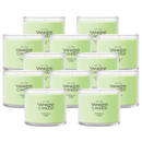 Yankee Candle Signature Votive Mini Candle Jar, Vanilla Lime, Natural Soy Wax Blend Candle with Natural Fiber Wick, 1.3 OZ Glass Jar (Pack of 12)