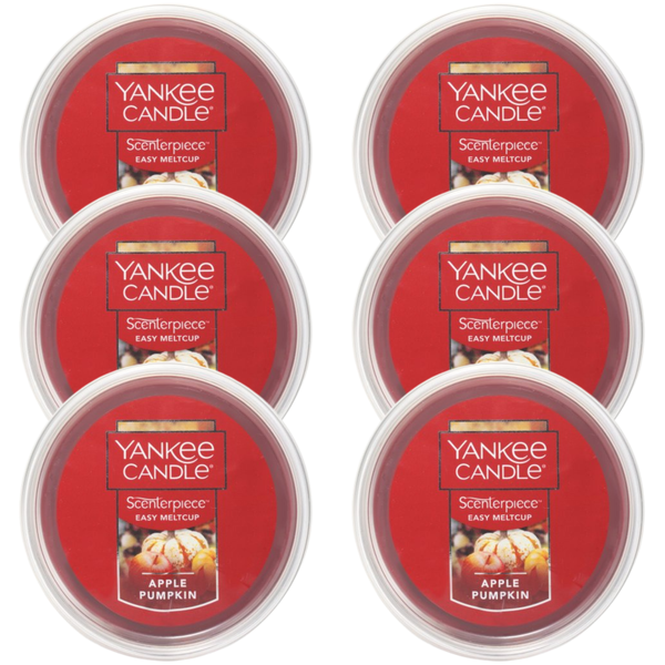 Yankee Candle Apple Pumpkin Scenterpiece Easy MeltCup (Pack of 6)