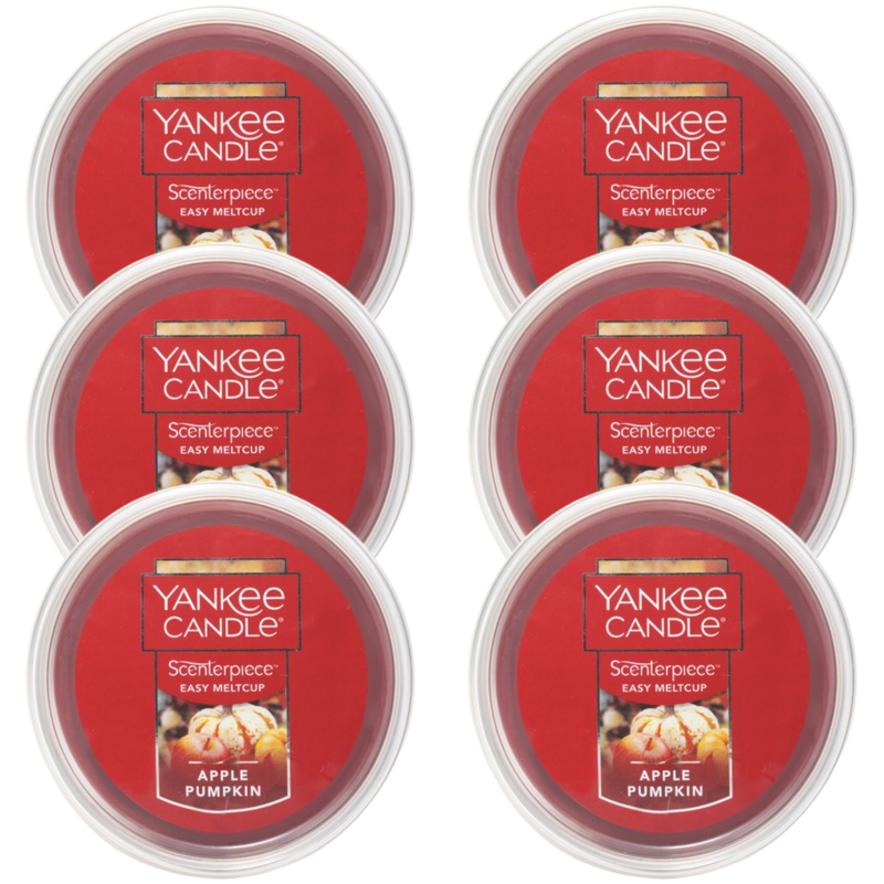 Yankee Candle Apple Pumpkin Scenterpiece Easy MeltCup (Pack of 6)