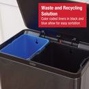 Rubbermaid Elite 15.9G Dual Stream Step-On Trash Can