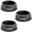 BRUTE Animal Pan Feeder, 1.25 Gallon, Pack of 3