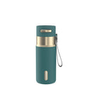 Contigo AutoSeal Vacuum-Insulated Stainless Steel Travel Mug, Mineral Teal Champagne, 16 Ounce
