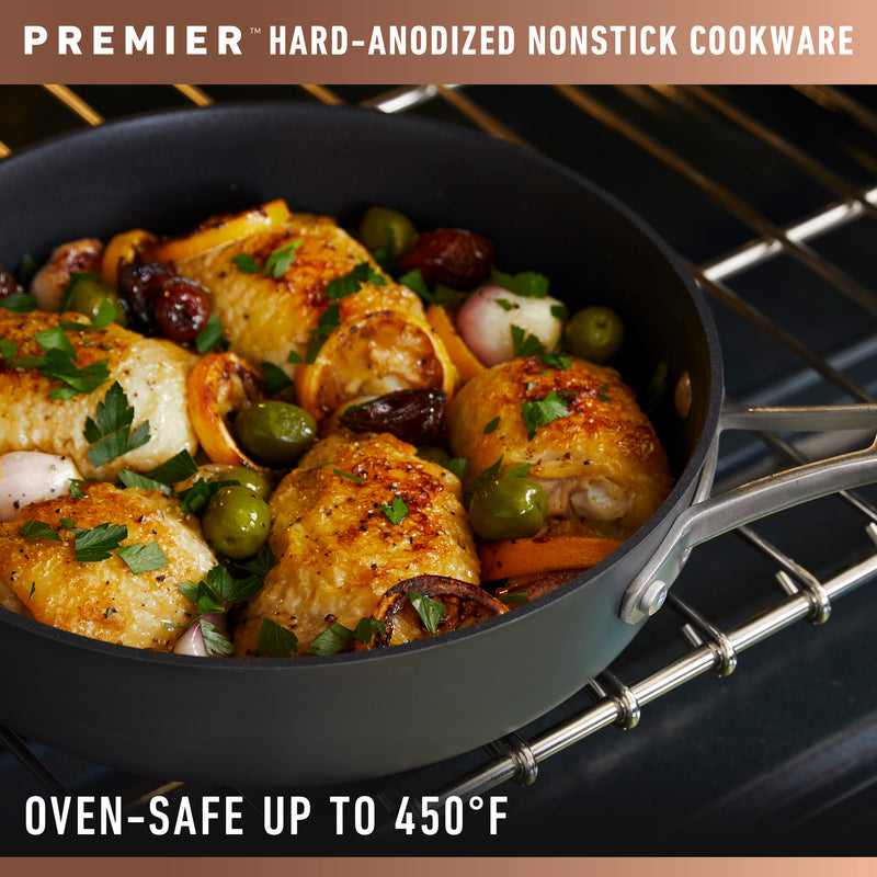 Calphalon Premier Hard-Anodized Nonstick 8-Inch and 10-Inch Fry Pan Set