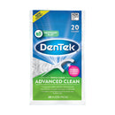 Dentek Floss Picks Triple Clean Advanced Clean Floss Picks, No Break & No Shred Floss, 20 ct