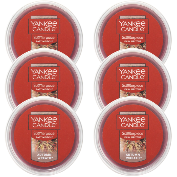 Yankee Candle Autumn Wreath Scenterpiece Easy MeltCup (Pack of 6)