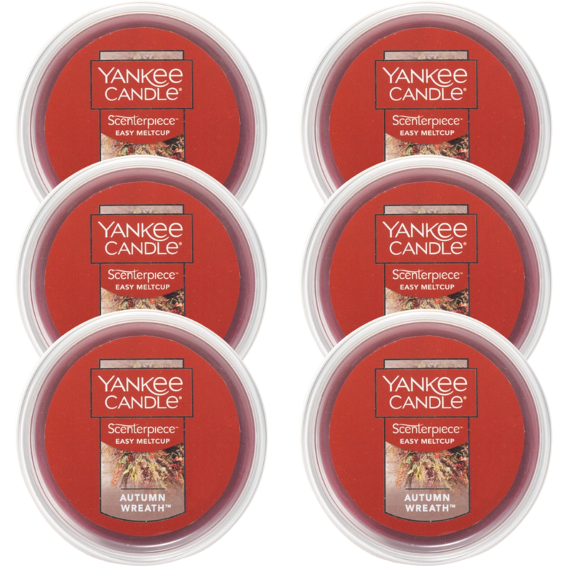 Yankee Candle Autumn Wreath Scenterpiece Easy MeltCup (Pack of 6)